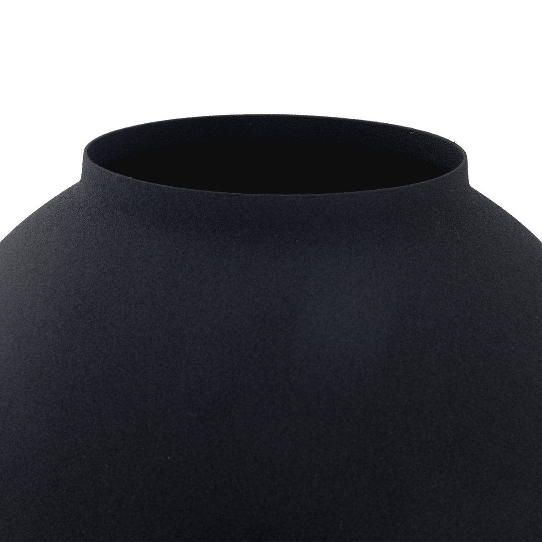 Metal vase Ozamis H: 21.5 Ø 20.5 cm