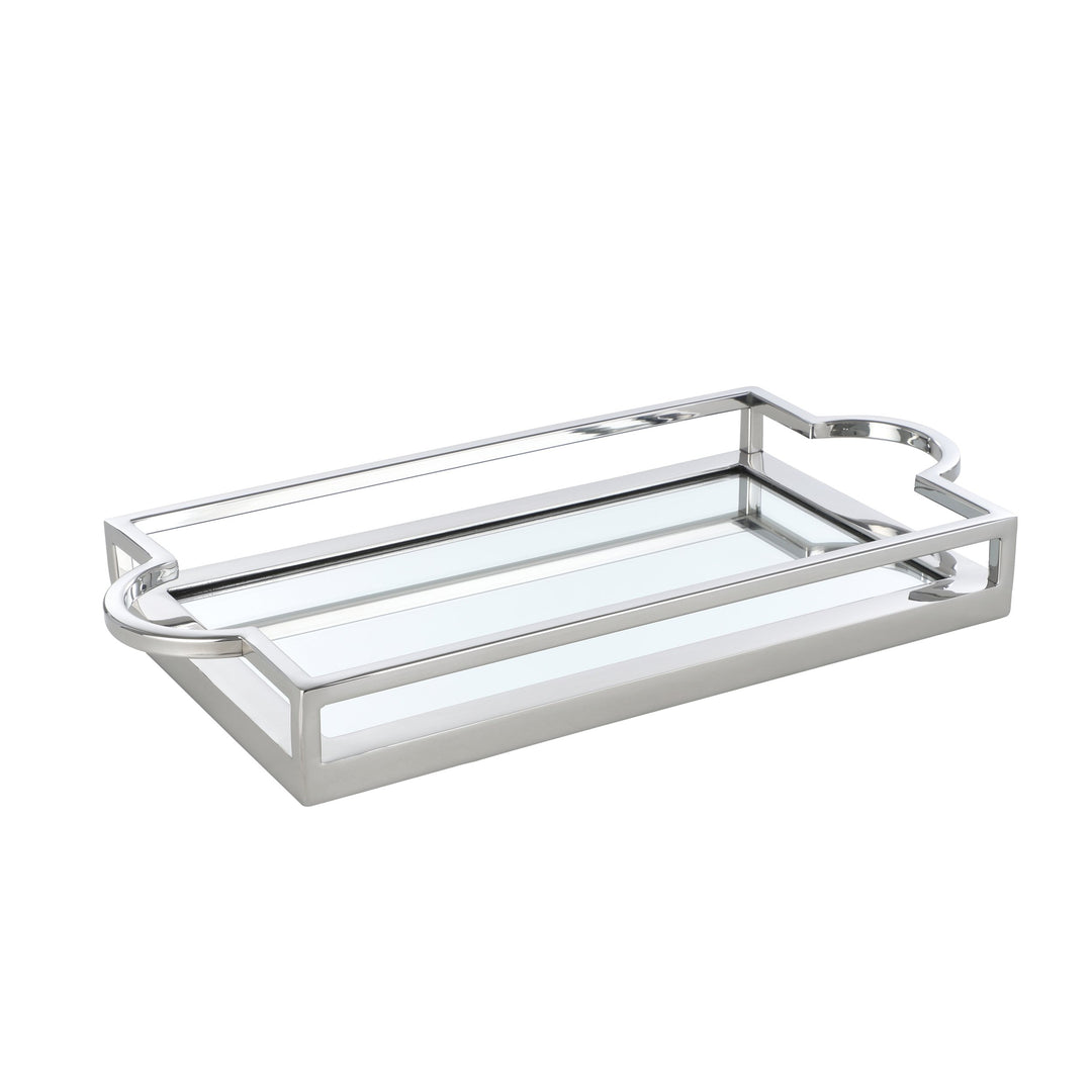 Tablett Savant chrom  L:45 H:6 cm in