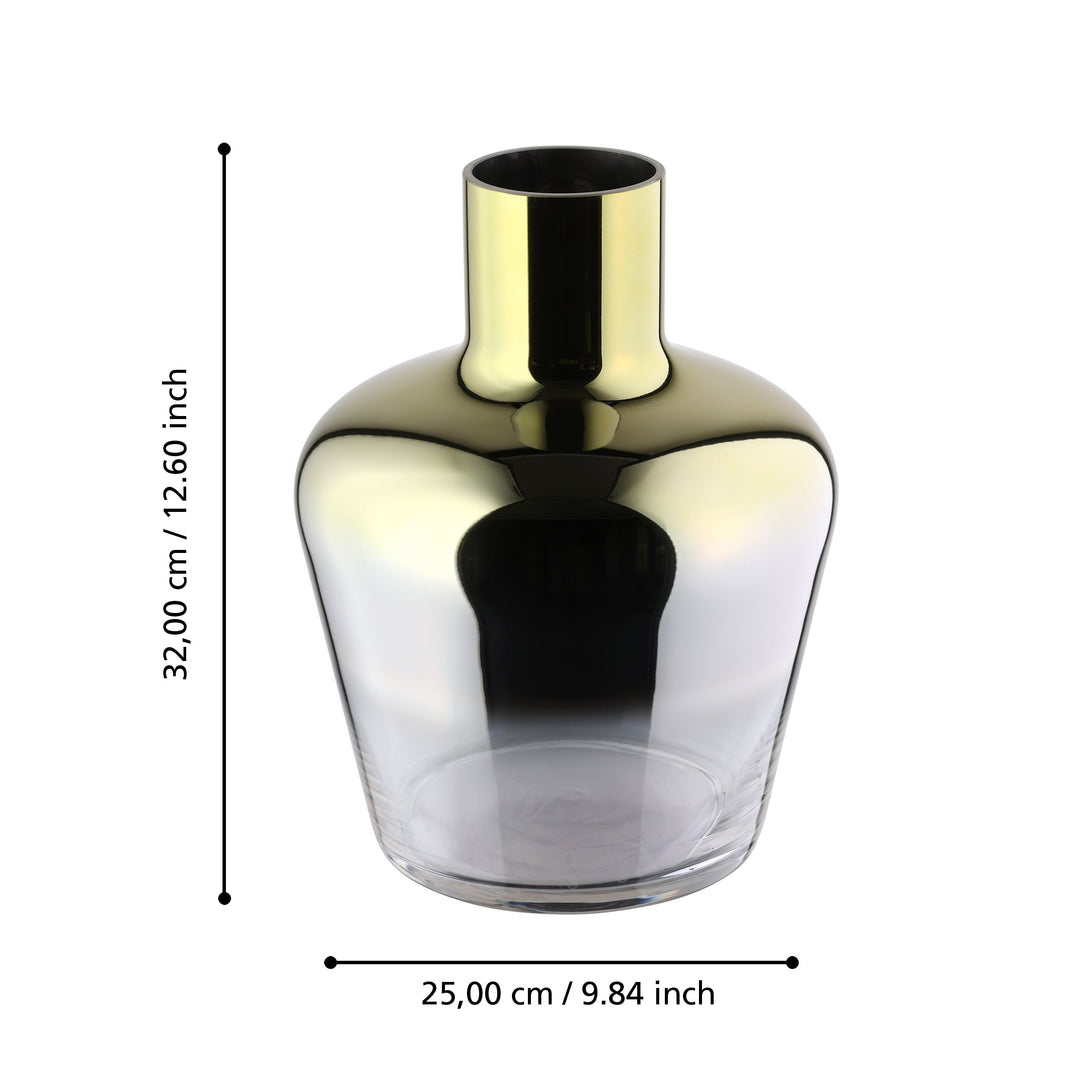 Glasvase Samuntai  H:32 Ø 25 cm