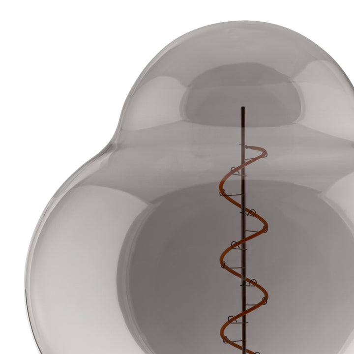 Leuchtmittel Lm_led_e27 Glas schwarz-transparent 1X4W L:29 Ø 20 cm in