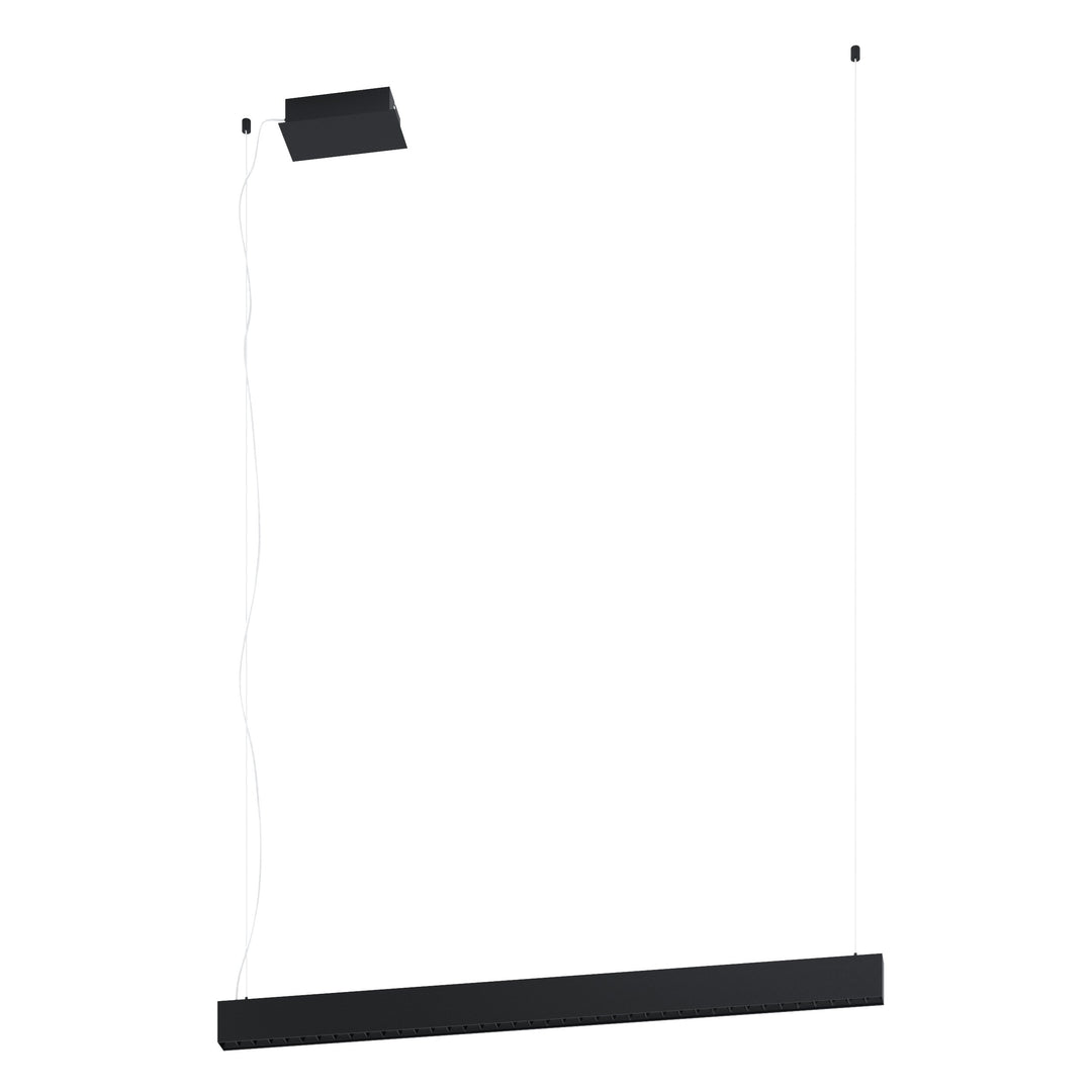 Hängeleuchte Termini  schwarz 33W und 15,5W L:106,5 H:150 cm in