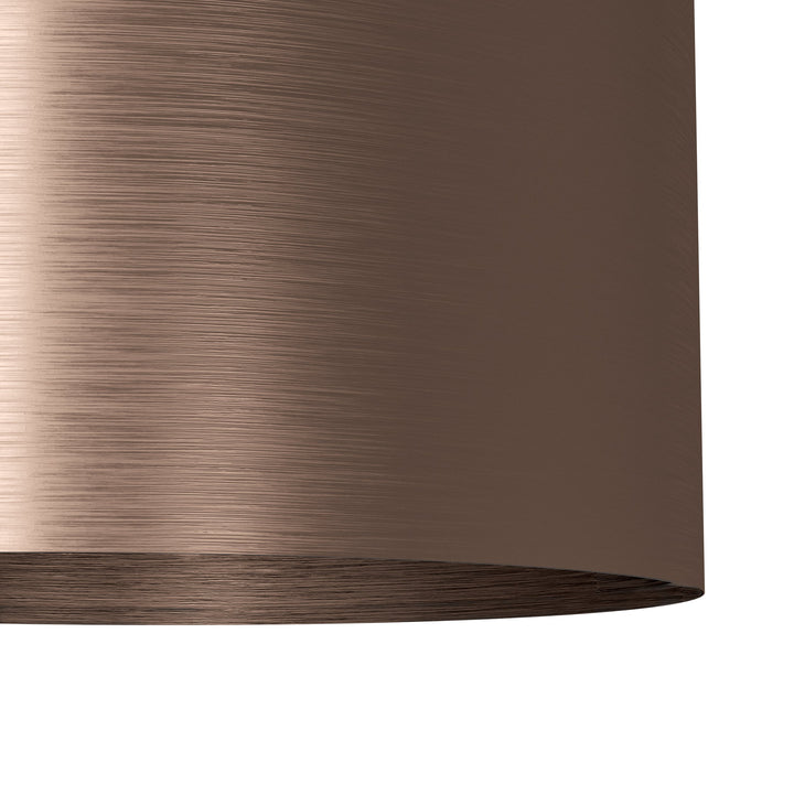 Wandleuchte Saganto 1 mit Dimmer (Touchdimmer) schwarz Kunststoff braun, kupfer 1X40W L:45 H:189 cm in