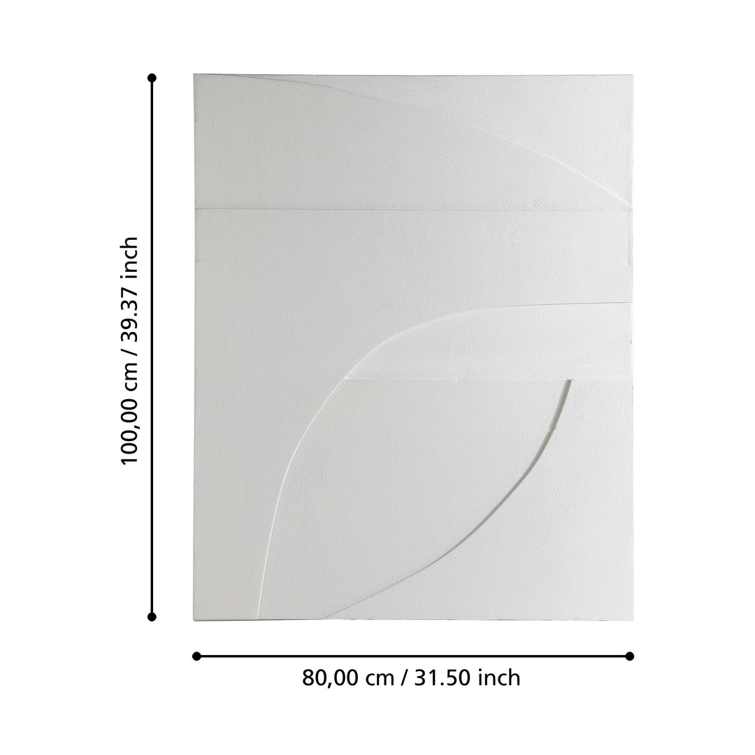 Bild Beserah weiss  L:80 H:100 cm in