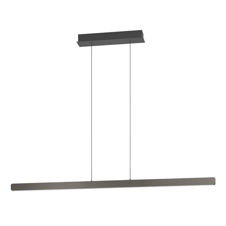 Hängeleuchte Ciggiano mit Fernbedienung höhenverstellbar   schwarz Kunststoff weiss 1X30W L:150 H:150 cm in