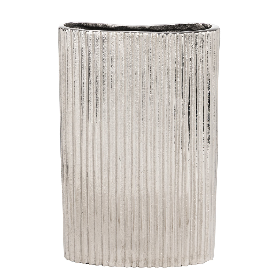 Metal vase Nosimaro L:19 H:30 cm