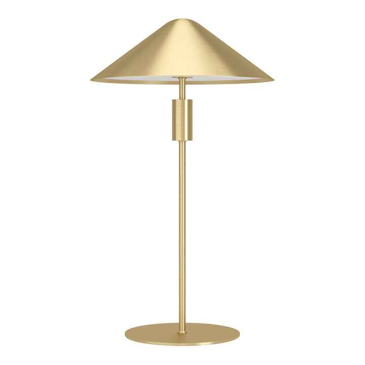 Tischleuchte Paraguay mit Dimmer (Touchdimmer) messing-gebürstet 1X12W H:46,5 Ø 27 cm in