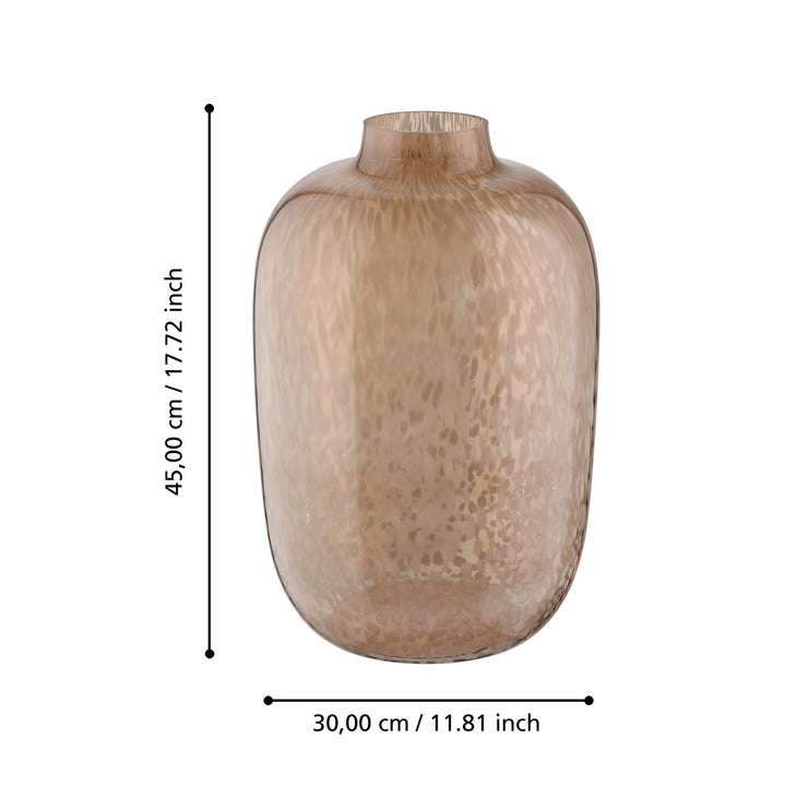 Glasvase Culasi  H:45 Ø 30 cm