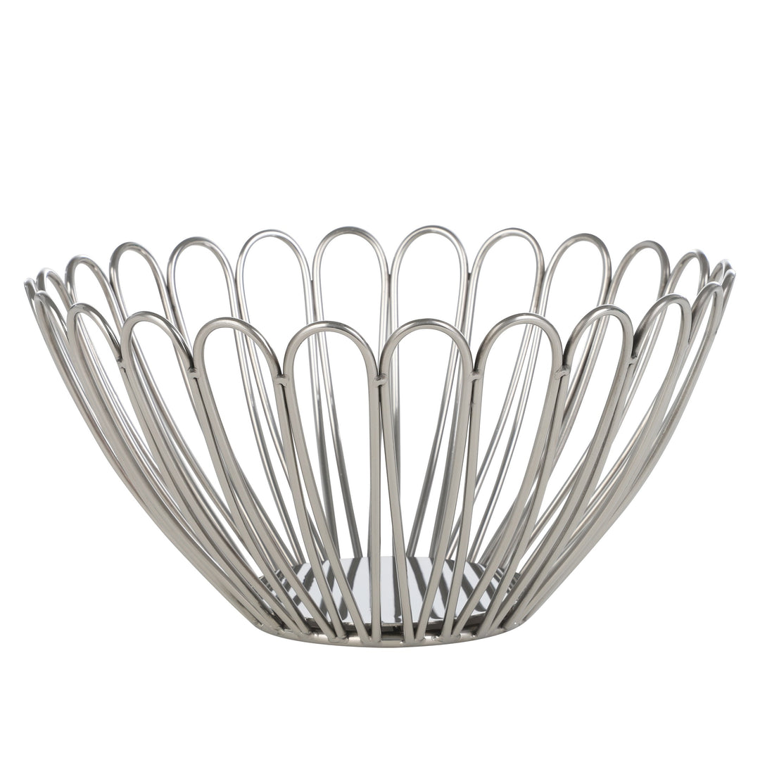 Dekoschale Ueda chrom  H:14 Ø 27 cm in