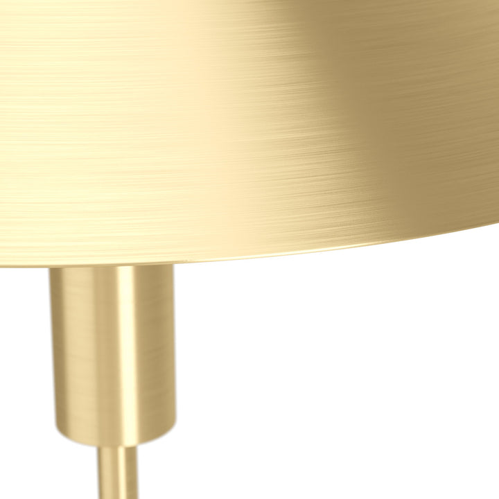 Tischleuchte Paraguay mit Dimmer (Touchdimmer) messing-gebürstet 1X12W H:46,5 Ø 27 cm in