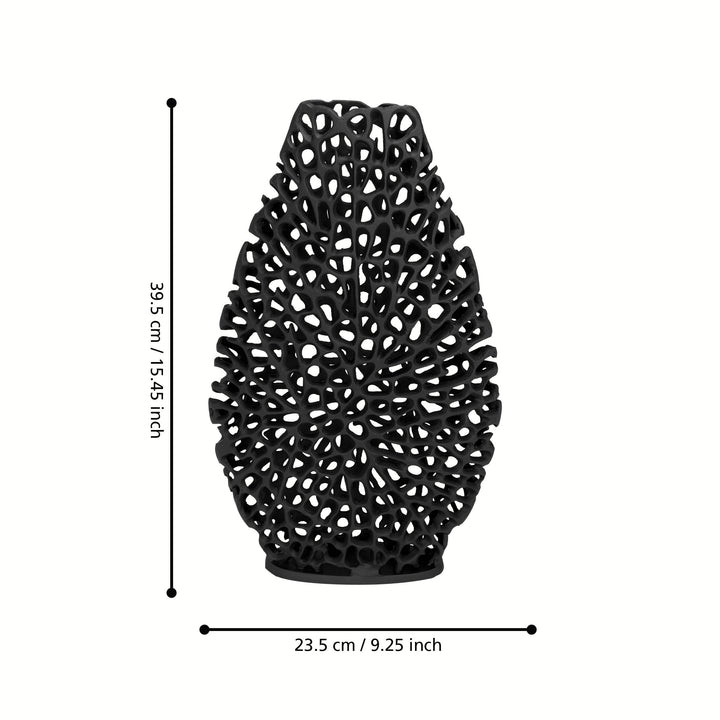 Metallvase Kimitsu  L:23,5 H:39,5 cm