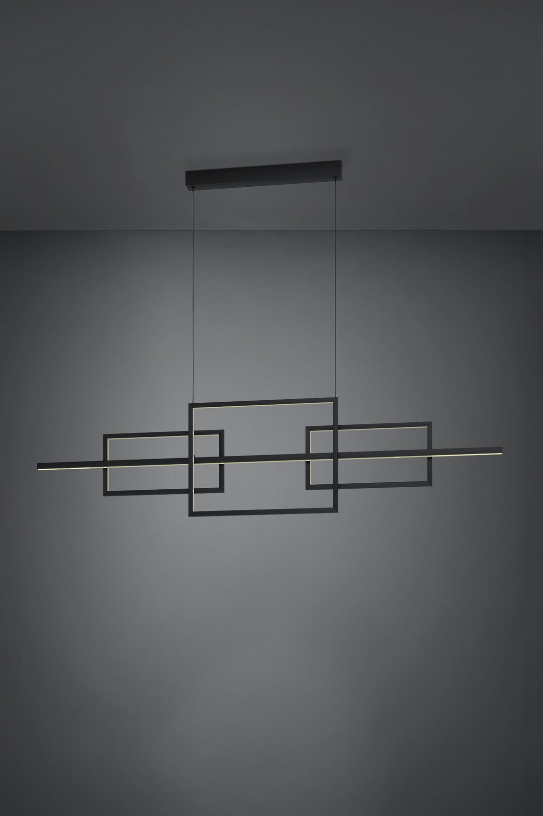 Hängeleuchte Puebla  schwarz Kunststoff weiss 35W L:150 H:130 cm in