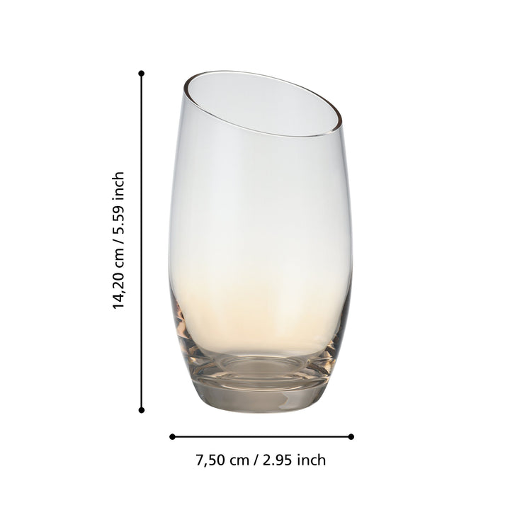 Wasserglas Vrede  H:14,2 Ø 8,4 cm
