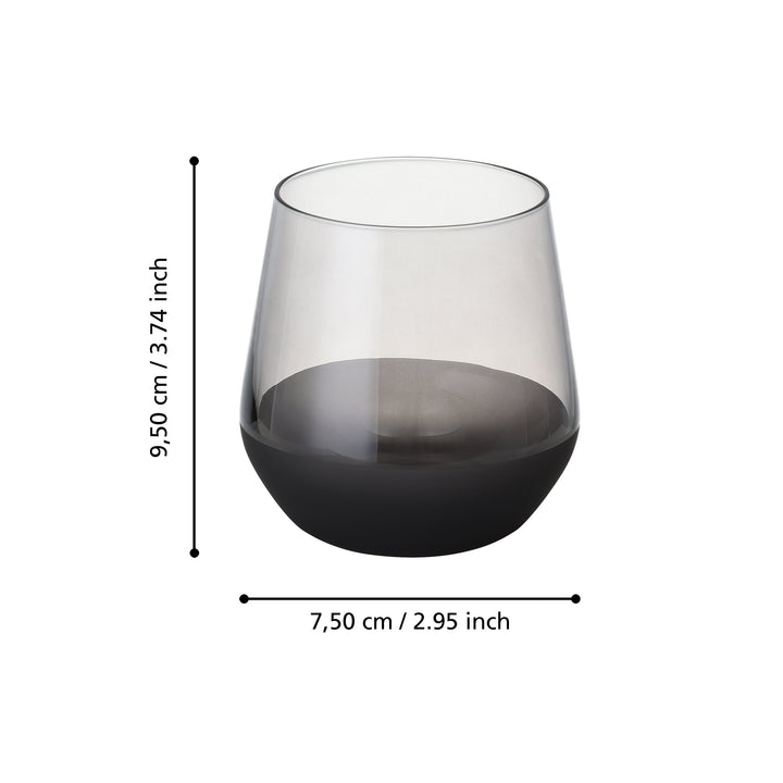 Wasserglas Bathurst  H:9,5 Ø 9,5 cm
