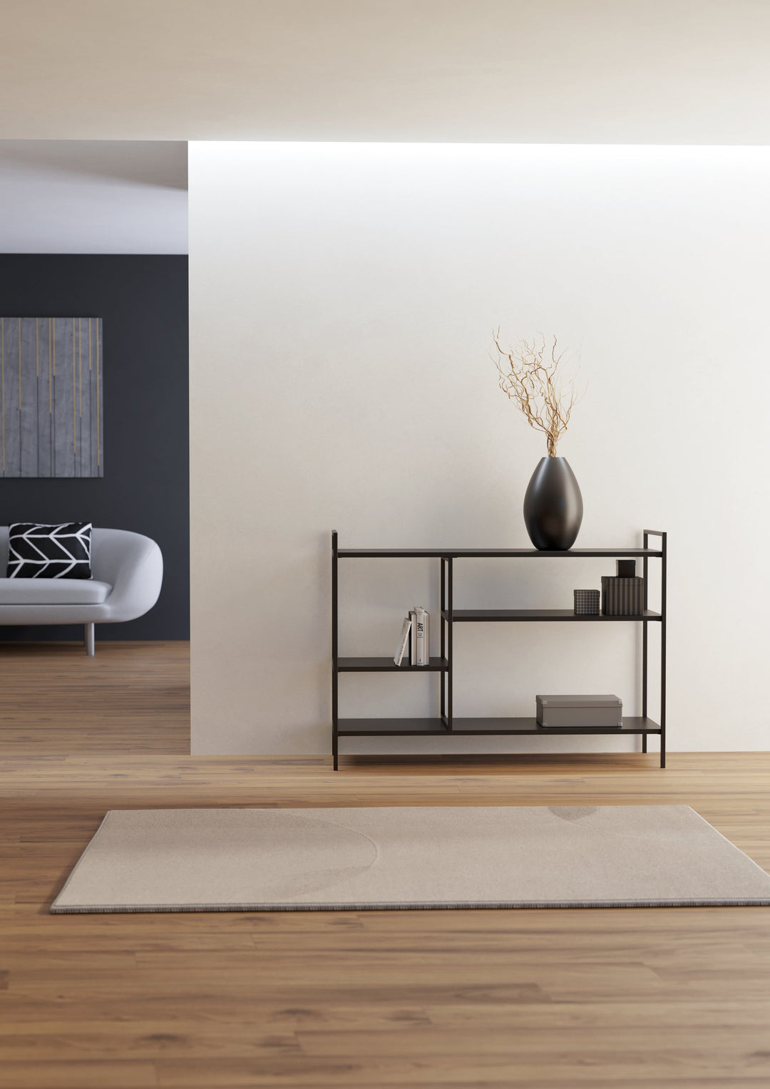 Sideboard Gumut schwarz  L:118 H:84 cm in