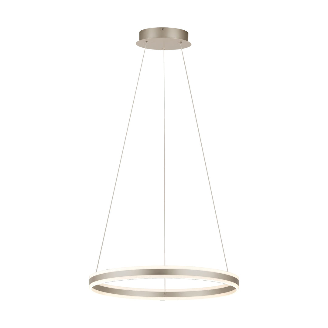 Hängeleuchte Tonarella  champagner Kunststoff satiniert 2X39W H:150 Ø 80 cm in