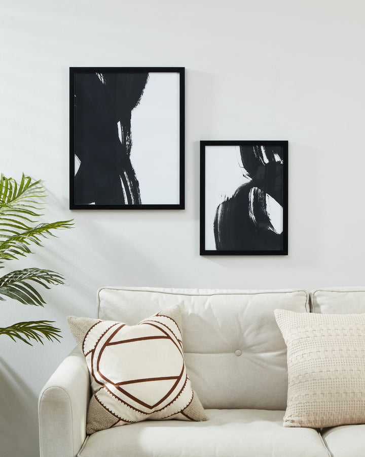 Picture Roberval black, white L:43 H:53 cm in