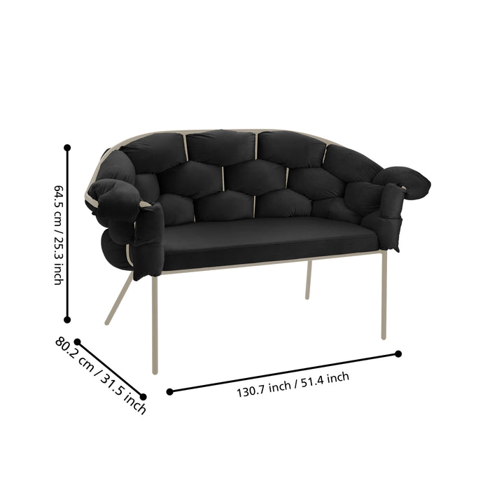 Sofa Manambolosy  L:130,7 H:64,5 cm