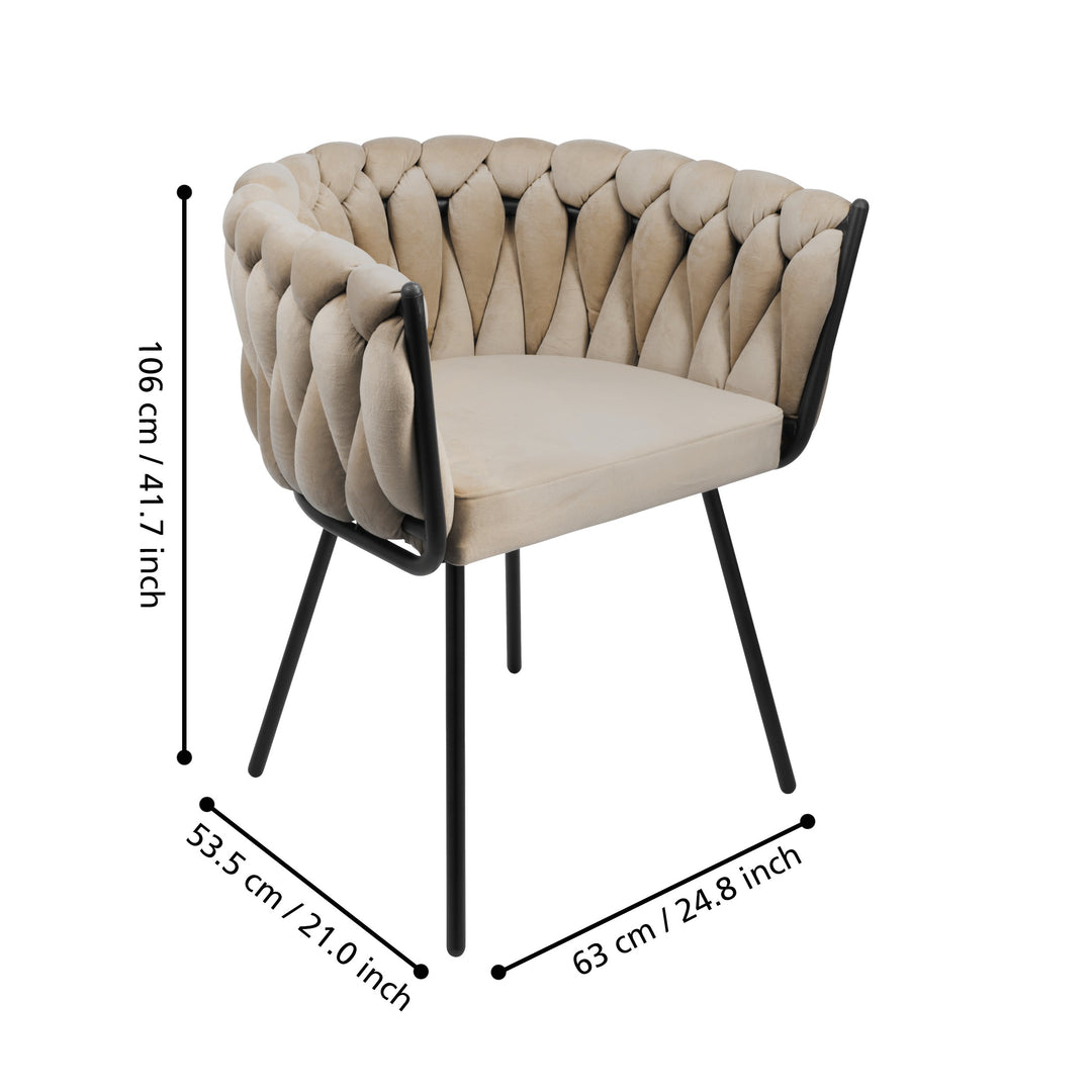 Stuhl Manambolosy  L:63 H:106 cm