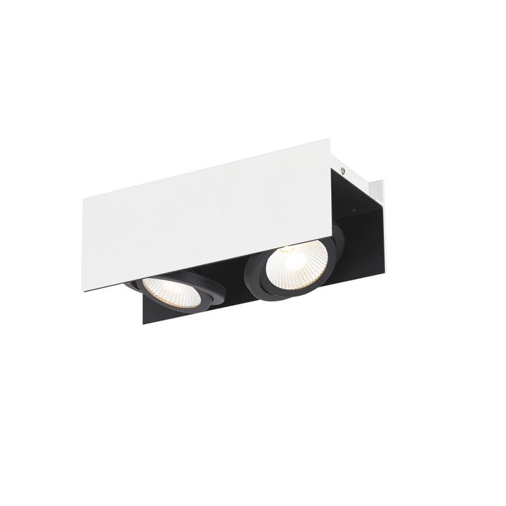 Deckenleuchte Vidago weiss, schwarz 2X5,4W L:31 H:11 cm in