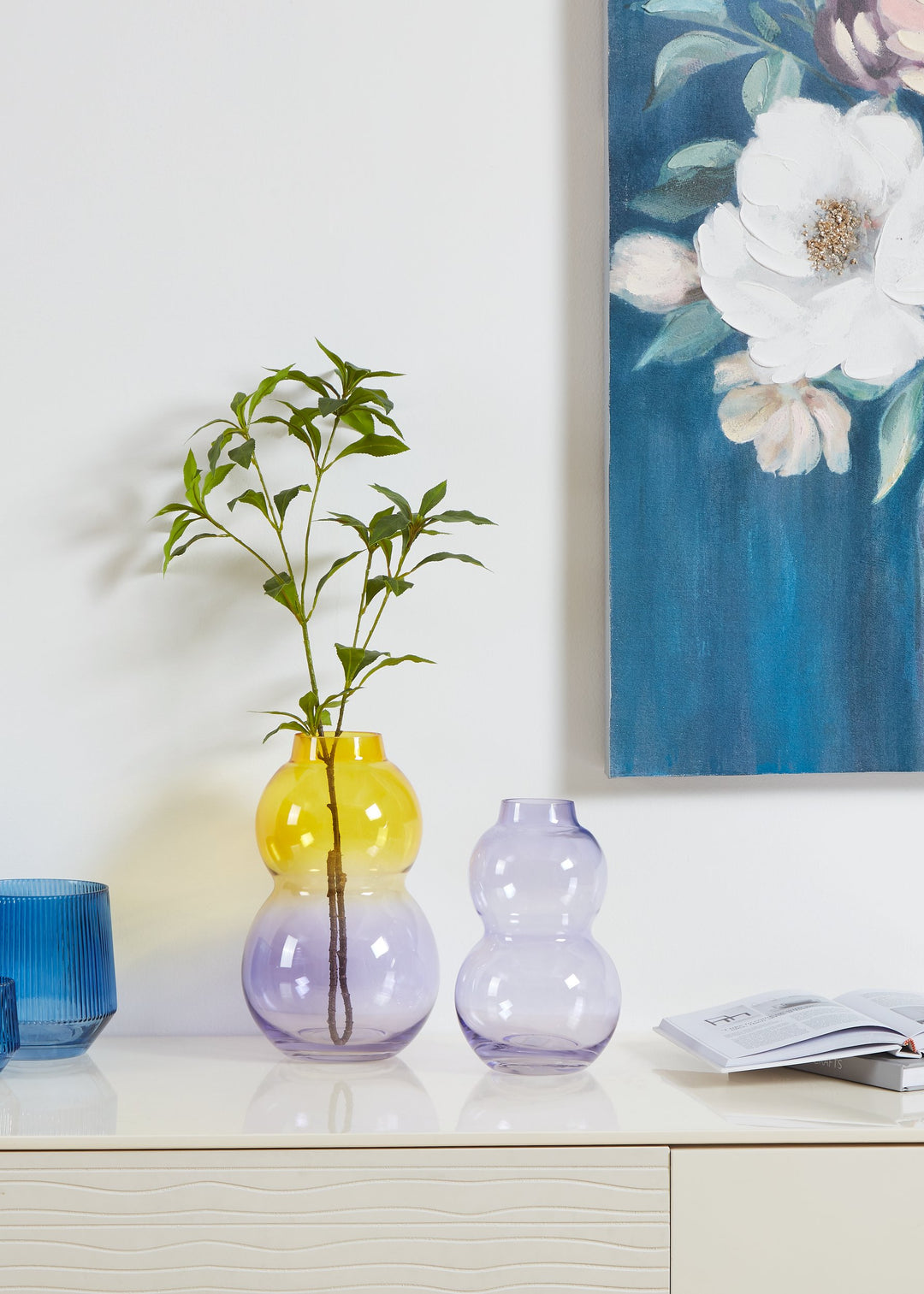 Glasvase Bevato  H:28 Ø 17 cm