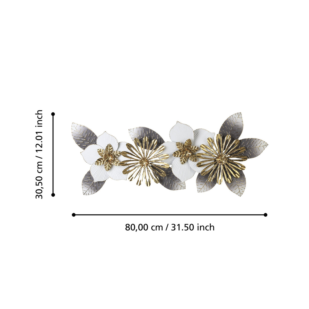 Wanddekoration Cacia  L:80 H:30,5 cm