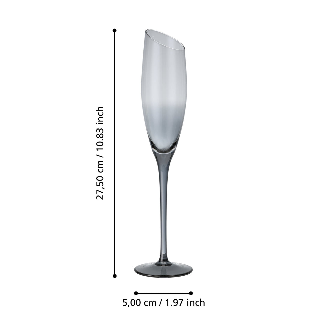 Sektglas Vrede  H:27,5 Ø 6,7 cm