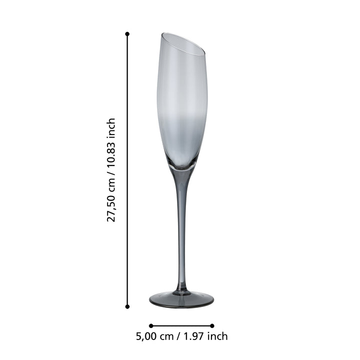 Sektglas Vrede  H:27,5 Ø 6,7 cm