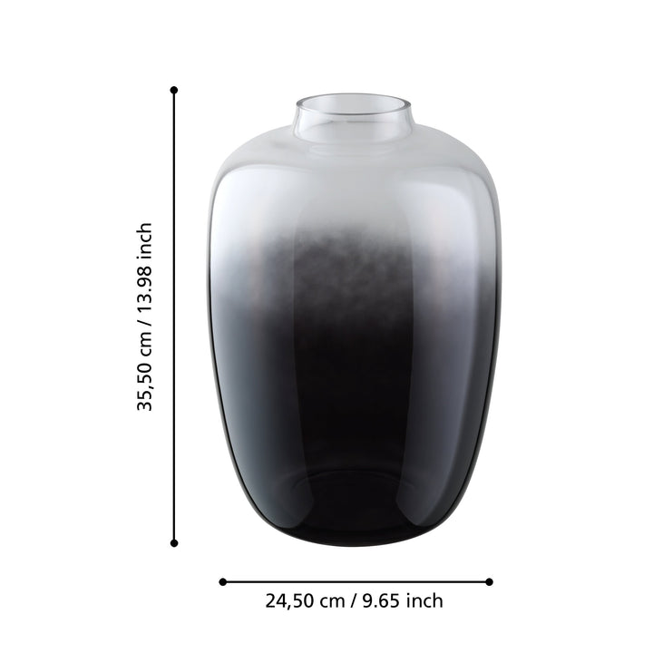 Glasvase Culasi  H:35,5 Ø 24,5 cm
