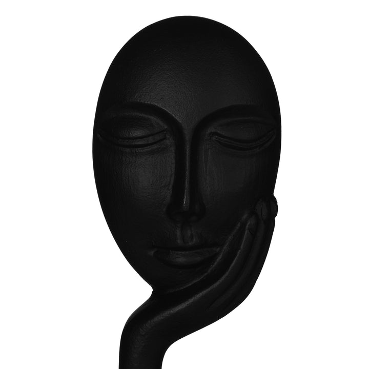 Deko-Objekt Manambato schwarz  H:37 Ø 13 cm in
