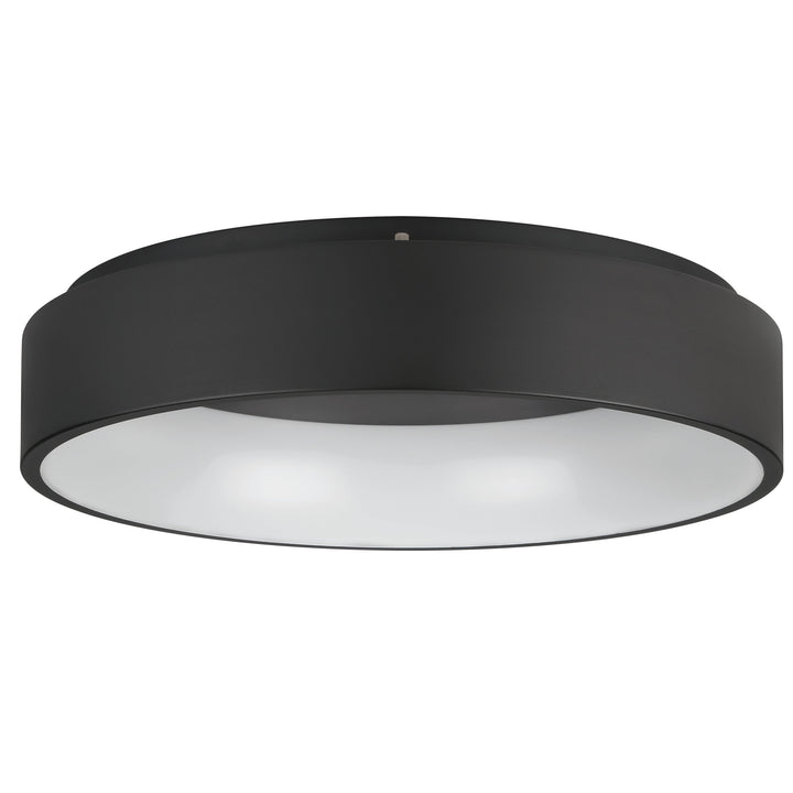 Deckenleuchte Marghera 2 schwarz Kunststoff weiss 4X8,8W H:13,5 Ø 59,5 cm in