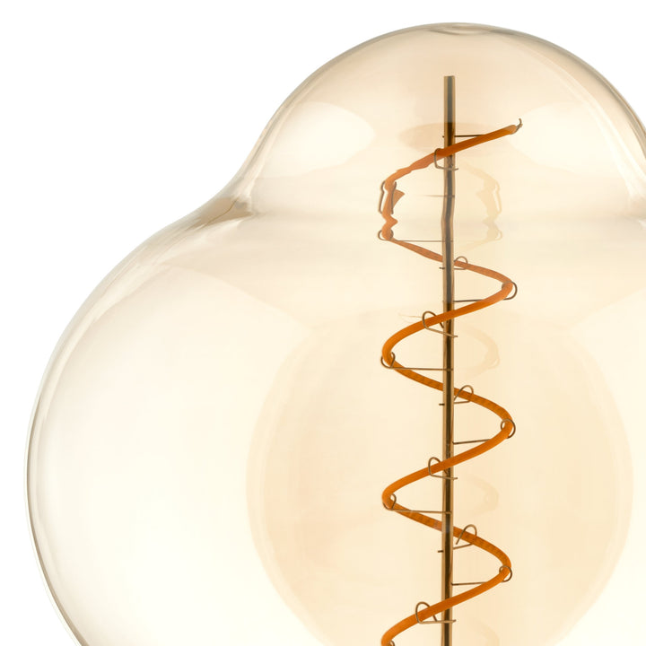 Leuchtmittel Lm_led_e27 Glas amber 1X4W L:20 Ø 15 cm in