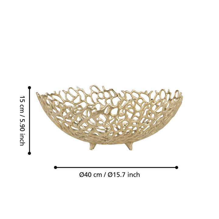 Dekoschale Kimitsu  H:15 Ø 40 cm