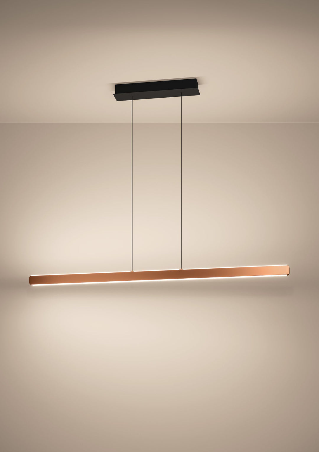 Hängeleuchte Ciggiano mit Fernbedienung höhenverstellbar   braun Kunststoff weiss 1X30W L:150 H:150 cm in