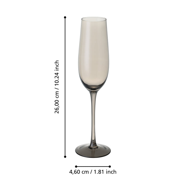 Sektglas Ormara  H:26 Ø 7 cm