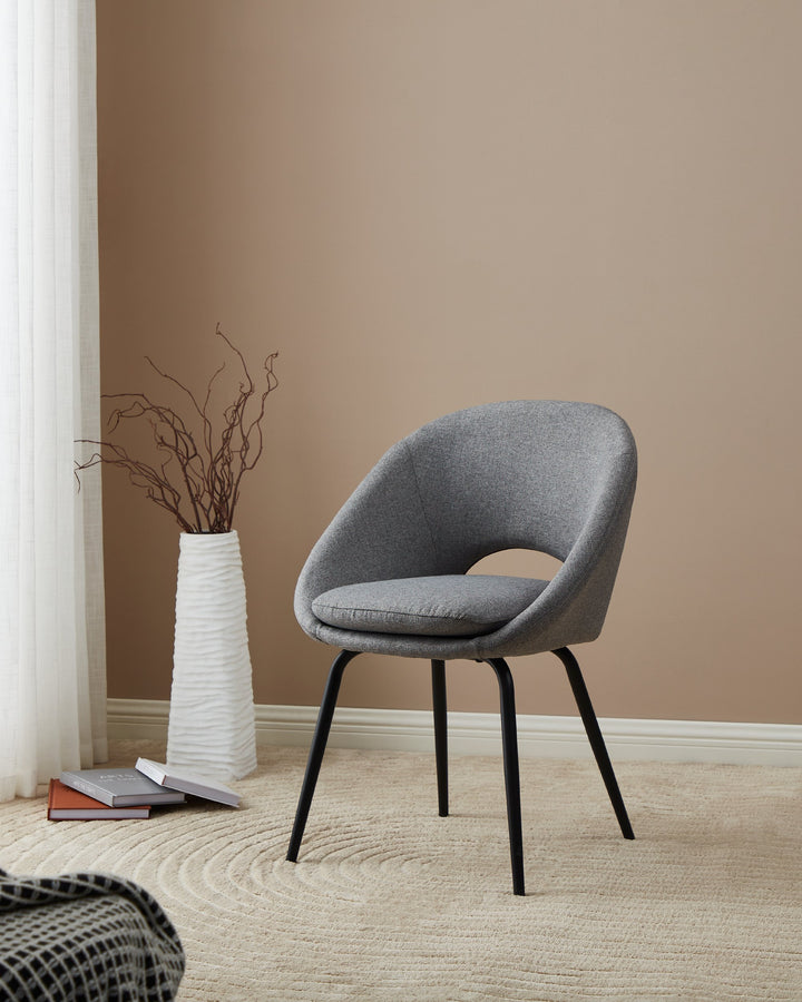 Chair Guagua grey, black L:56 H:80 cm in