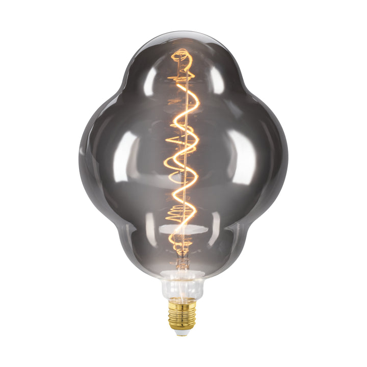 Leuchtmittel Lm_led_e27 Glas schwarz-transparent 1X4W L:29 Ø 20 cm in