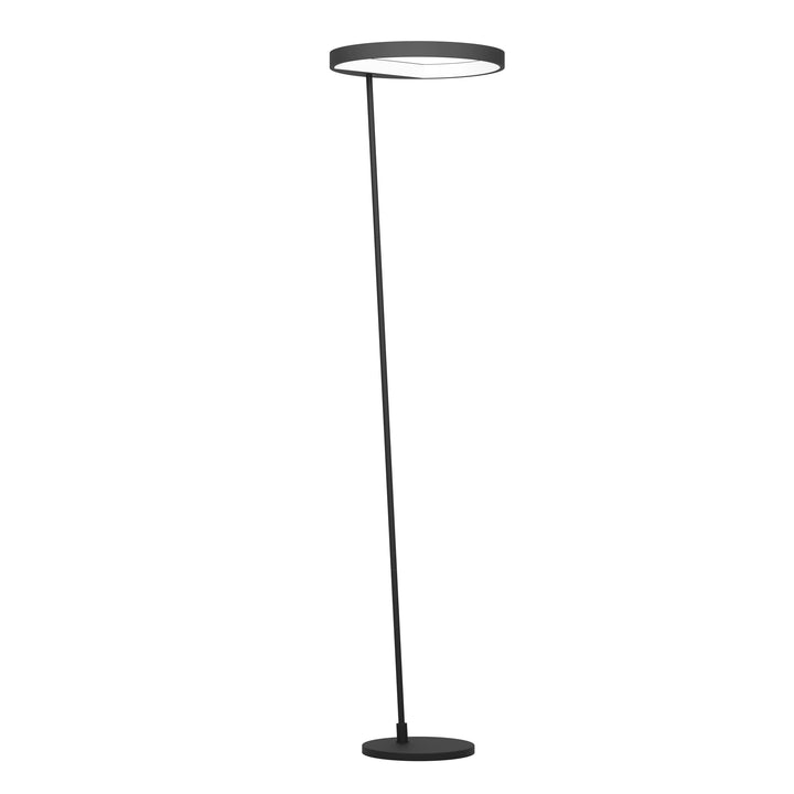 Stehleuchte Caredara mit Dimmer (Touchdimmer) schwarz Kunststoff weiss 23W H:178 Ø 45 cm in