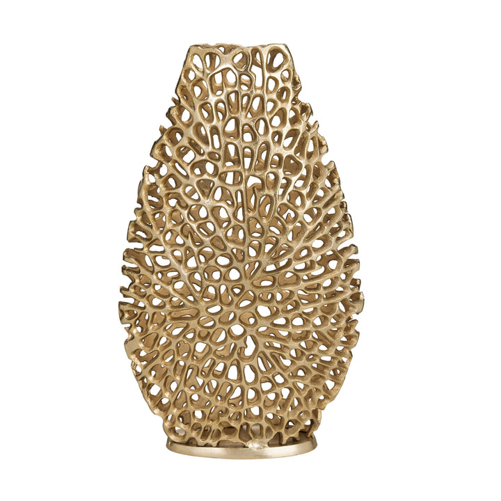 Metal vase Kimitsu L: 23.5 H: 39.5 cm