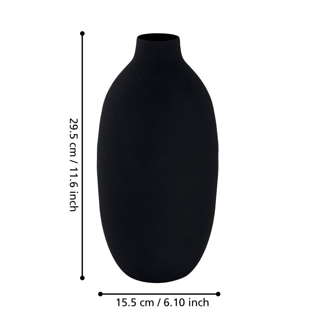 Metal vase Ozamis H: 29.5 Ø 15.5 cm