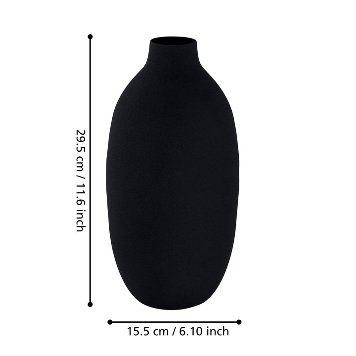 Metal vase Ozamis H: 29.5 Ø 15.5 cm