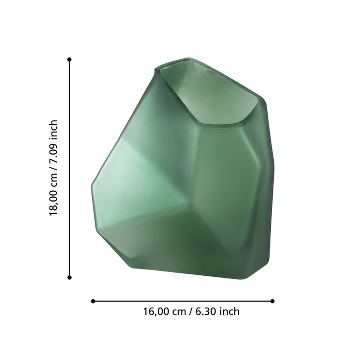 Glasvase Clonony  L:16 H:18 cm