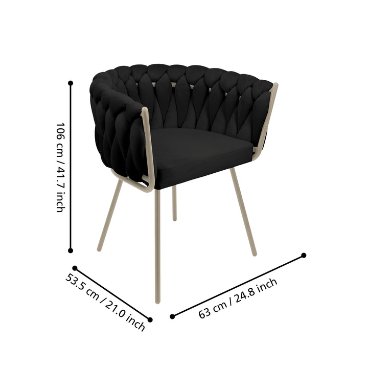 Stuhl Manambolosy  L:63 H:106 cm