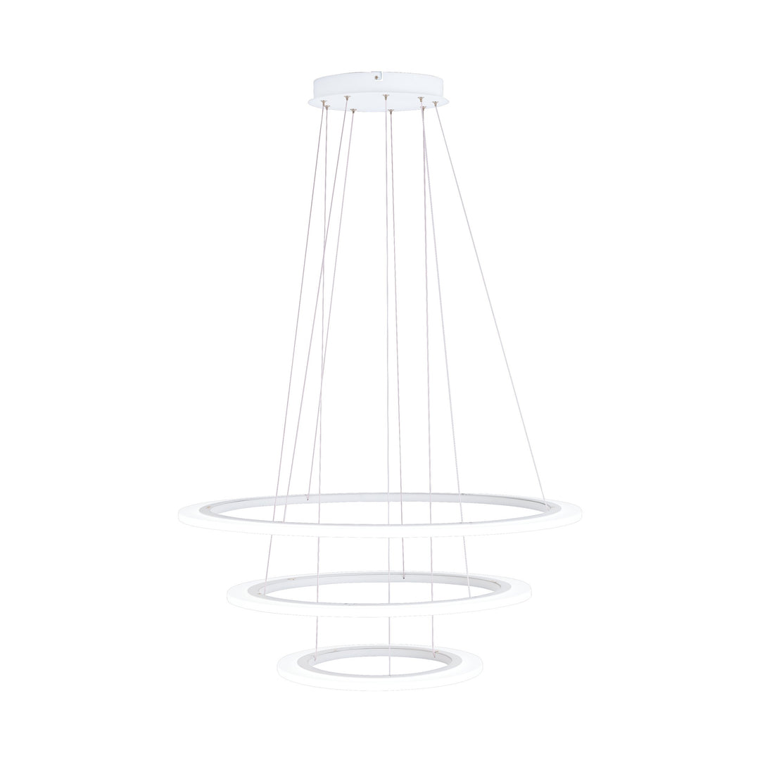 Hängeleuchte Penaforte  weiss Kunststoff weiss 45W und 33W H:150 Ø 79 cm in
