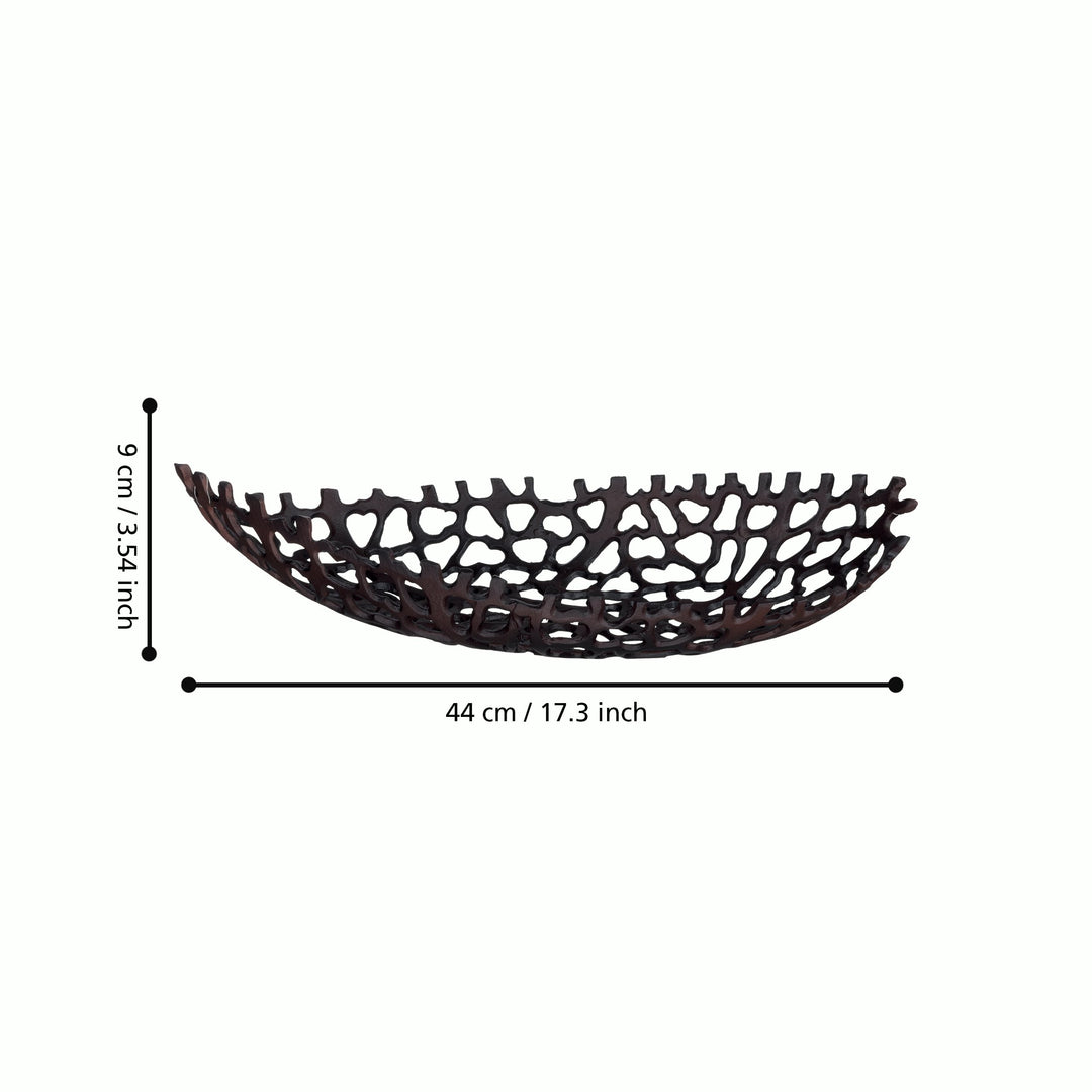Dekoschale Kimitsu  L:44 H:9 cm