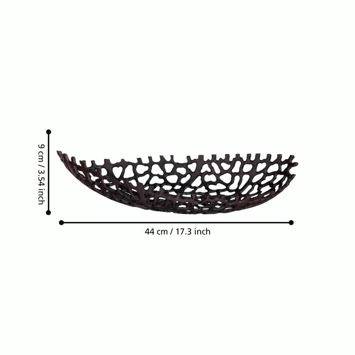 Dekoschale Kimitsu  L:44 H:9 cm