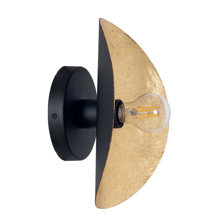 Hängeleuchte Sardenara schwarz Glas mit Lufteinschlüssen klar 8X4,2W L:148 H:220 cm in