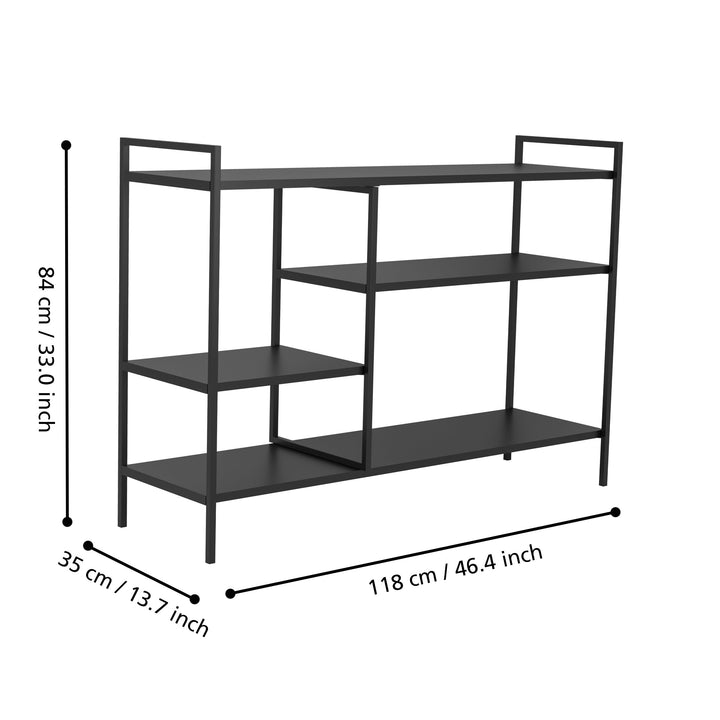 Sideboard Gumut schwarz  L:118 H:84 cm in