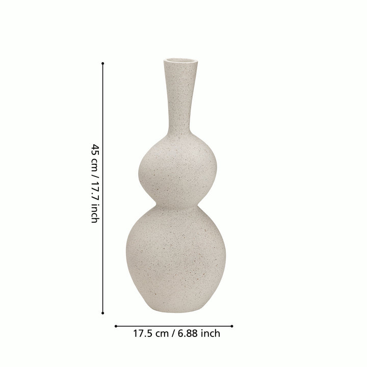 Metallvase Prush  L:17,5 H:45 cm