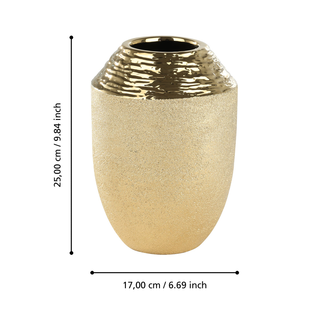 Keramikvase Aramberri  H:25 Ø 17 cm