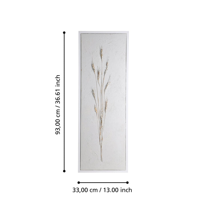 Bild Alaminos weiss, gold  L:33 H:93 cm in